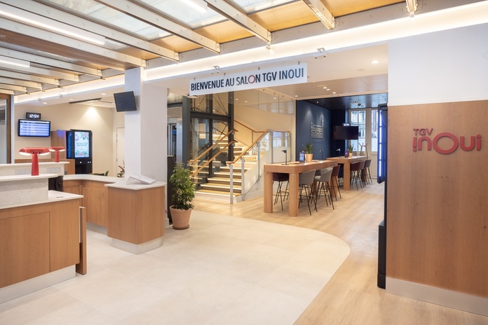 Le salon Grand Voyageur Le Club TGV INOUI de Paris Gare de Lyon a officiellement rouvert après une rénovation complète - Photo : SNCF Le salon Grand Voyageur Le Club TGV INOUI de Paris Gare de Lyon a officiellement rouvert après une rénovation complète - Photo : SNCF