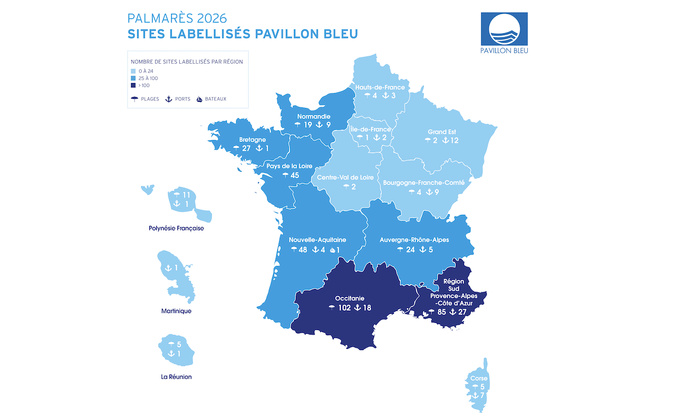 Le Pavillon Bleu, dévoile son palmarès 2026 le lundi 18 mai à Saverne - Photo : Pavillon Bleu Le Pavillon Bleu, dévoile son palmarès 2026 le lundi 18 mai à Saverne - Photo : Pavillon Bleu