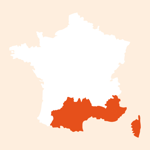 Carte Grand Sud