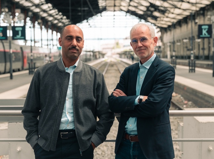 David Mascorda et Guillaume de Marcillac, les deux fondateurs de Pegasus Trains - Crédit photo : Emile Rivet David Mascorda et Guillaume de Marcillac, les deux fondateurs de Pegasus Trains - Crédit photo : Emile Rivet