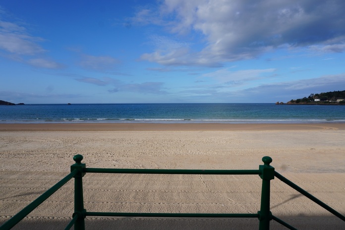 Au matin, la plage pour vous tout seul. Photo : C.Hardin