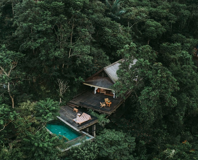 Les villas de Buahan, A Banyan Tree Escape sont guidées par la philsophie "ni murs, ni portes". © Banyan Tree