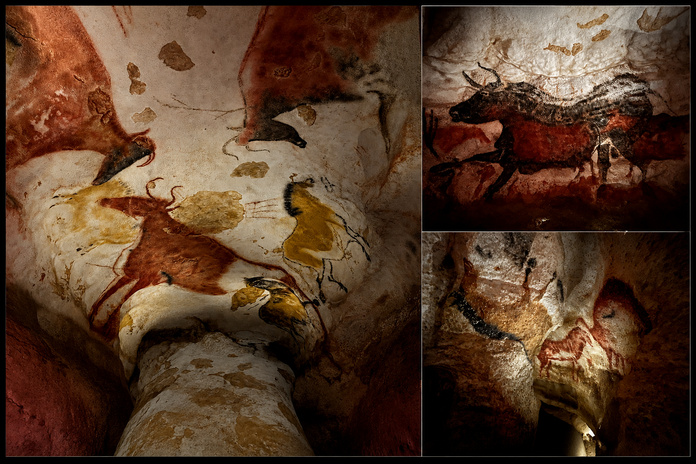 A Lascaux IV, des cavalcades d'animaux inoubliables - Photos : PB, composition générée par IA