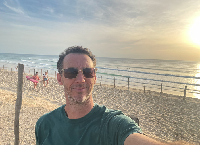 Matthieu Ruty a co-fondé 360° Surf Travel, agence de voyage spécialisée dans les séjours surf et sports de glisse, en 2013, avec son épouse. @360 surf travel