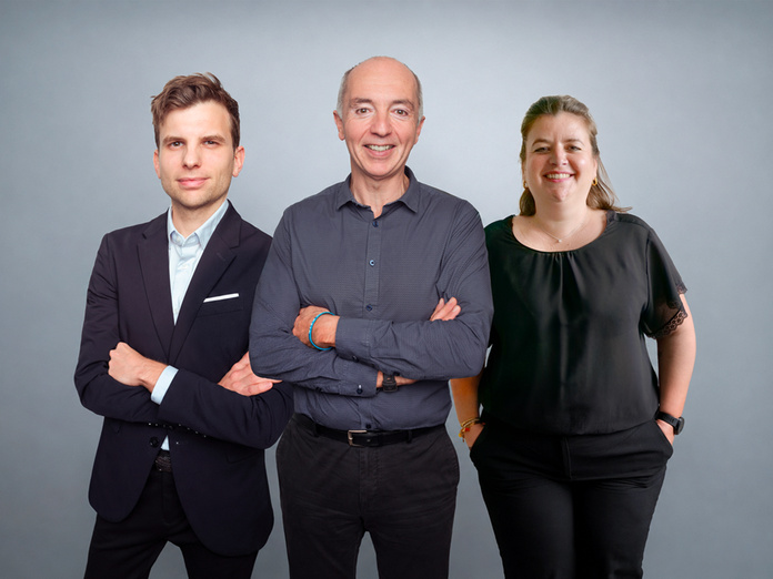 Antoine Ledent, responsable marketing, Bruno Peynichou, directeur général de Voyages Gallia et Julie Chelli, responsable production et ventes pour la marque Gallia Andina. @voyages gallia