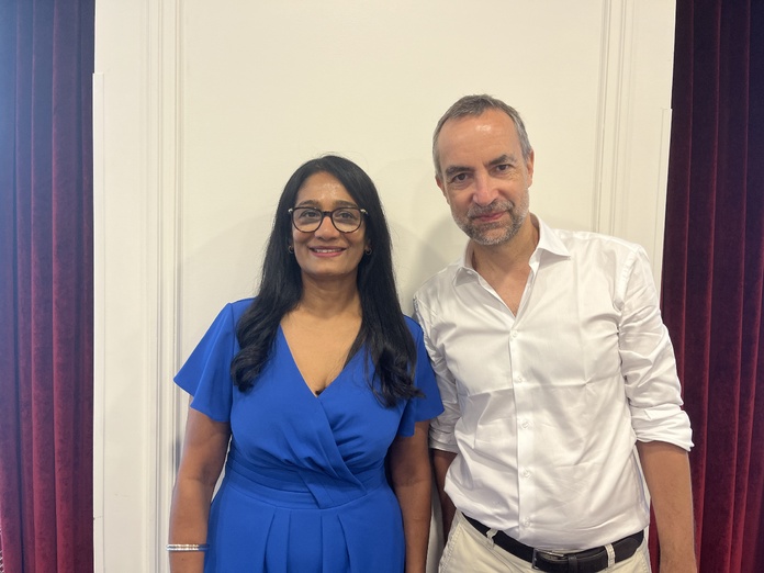 Devi Pentamah et Rodolphe Lenoir. Photo : Paula Boyer