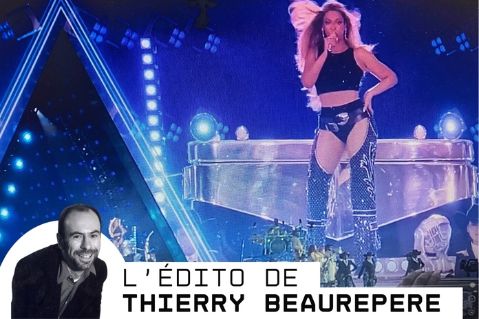 Beyoncé lors de son passage au Stade de France, en 2025. Photo: TB