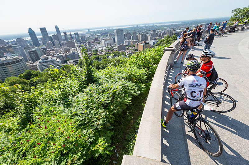 Belvédère Kondiaronk sur le mont Royal, Montréal © GouvQc Matthew Clark