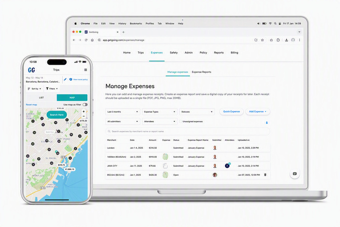 GetGoing, la plateforme de gestion des voyages d'affaires et des dépenses dédiée aux PME de BCD Travel est disponible en France depuis début 2026. @getgoing GetGoing, la plateforme de gestion des voyages d'affaires et des dépenses dédiée aux PME de BCD Travel est disponible en France depuis début 2026. @getgoing