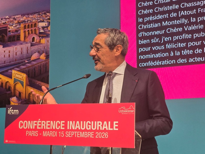 Serge Papin lors de l'inauguration du salon IFTM à Paris - Photo CE