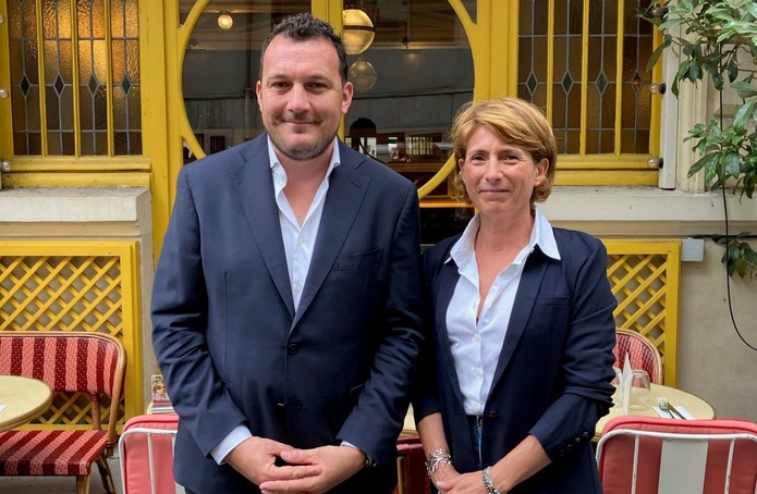 Brice Sannac et Céline Viale, candidats à la présidence de l'UMIH. Photo: TB Brice Sannac et Céline Viale, candidats à la présidence de l'UMIH. Photo: TB
