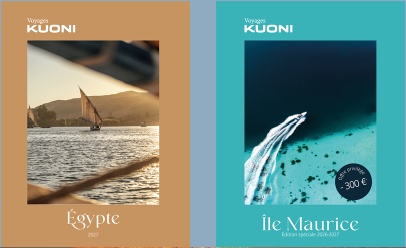 Les brochures Egypte et Ile Maurice - Photo Kuoni Les brochures Egypte et Ile Maurice - Photo Kuoni