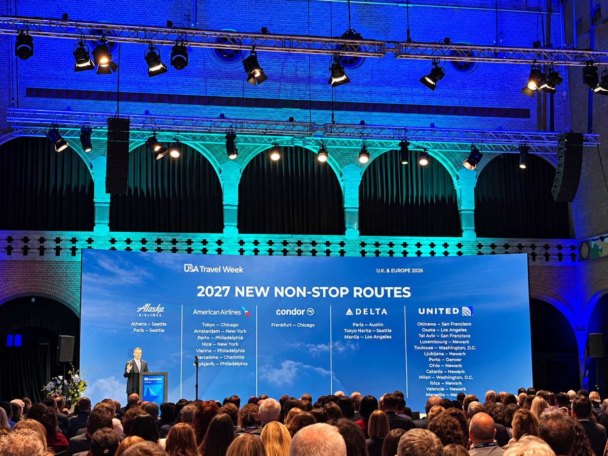 Présentation des nouvelles lignes directes France-Etats-Unis à la Travel Week - Photo : PB